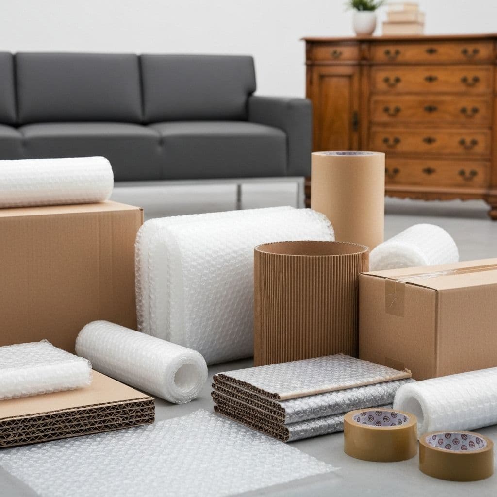 Cómo embalar muebles frágiles de forma segura